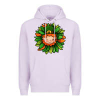 Lilac St. Patricks Sunflower With Dwarf Premium Hoodie - BundleAndBundleShop