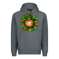 Rock St. Patricks Sunflower With Dwarf Premium Hoodie - BundleAndBundleShop