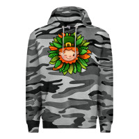 Slate Camo St. Patricks Sunflower With Dwarf Premium Hoodie - BundleAndBundleShop