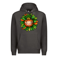 Smoke St. Patricks Sunflower With Dwarf Premium Hoodie - BundleAndBundleShop