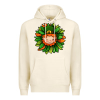 Tofu St. Patricks Sunflower With Dwarf Premium Hoodie - BundleAndBundleShop