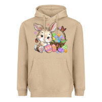 Mushroom easter bunny Heavyweight Hoodie - MaliasSmallBusiness