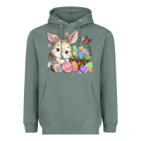 Sage easter bunny Heavyweight Hoodie - MaliasSmallBusiness