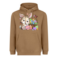 Toasted Coconut easter bunny Heavyweight Hoodie - MaliasSmallBusiness
