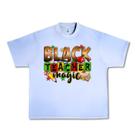 Grape Ice Black Teacher magic juneteenth Urban Heavy Tee - Zillion Design Studio