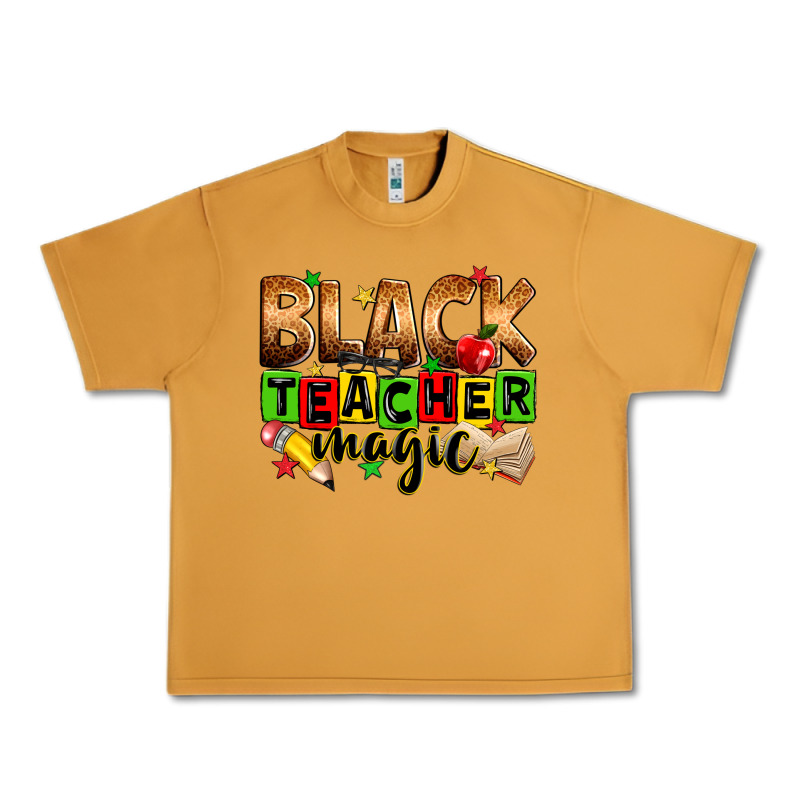 Black Teacher Magic Juneteenth Urban Heavy Tee by Zillion Design Studio | Teevron