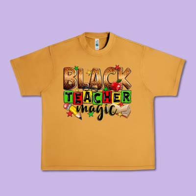 Black Teacher Magic Juneteenth Urban Heavy Tee Designed By Zillion Design Studio