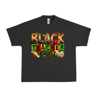 Pigment Black Black Teacher magic juneteenth Urban Heavy Tee - Zillion Design Studio