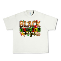 Pistachio Black Teacher magic juneteenth Urban Heavy Tee - Zillion Design Studio
