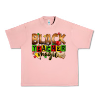 Salmon Black Teacher magic juneteenth Urban Heavy Tee - Zillion Design Studio