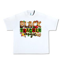 White Black Teacher magic juneteenth Urban Heavy Tee - Zillion Design Studio