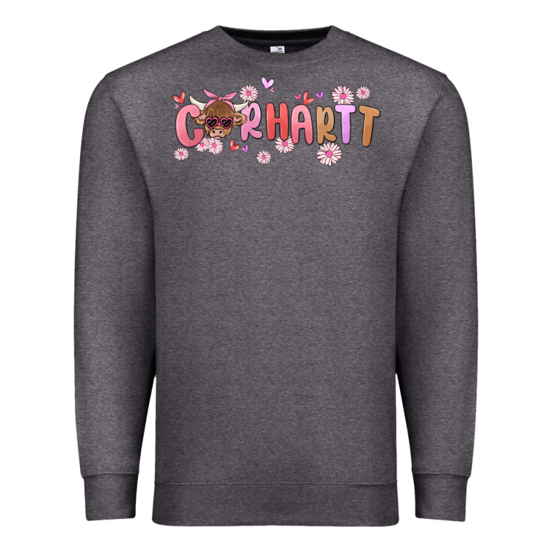 Carhartt Cow Valentines Day Premium Sweatshirt by MaliasSmallBusiness | Teevron