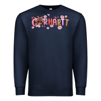 Navy carhartt cow valentines day Premium Sweatshirt - MaliasSmallBusiness