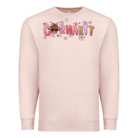 Pale Pink carhartt cow valentines day Premium Sweatshirt - MaliasSmallBusiness