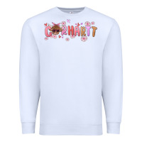 White carhartt cow valentines day Premium Sweatshirt - MaliasSmallBusiness