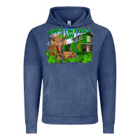 Vintage Denim Happy st. patrick's day cattle and calfs Vintage Hoodie - RanaPortraitStore