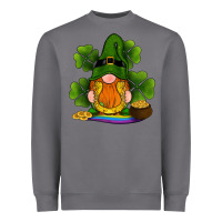 Storm st patricks day gnomes shamrock gold horseshoes rainbow Heavyweight Sweatshirt - RanaPortraitStore