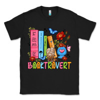 Black booktrovert Classic Tee - JahusDesignShop