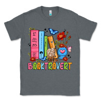 Charcoal Heather booktrovert Classic Tee - JahusDesignShop
