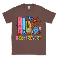 Chestnut booktrovert Classic Tee - JahusDesignShop