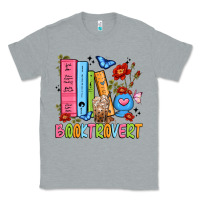 Heather Grey booktrovert Classic Tee - JahusDesignShop