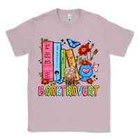 Lilac booktrovert Classic Tee - JahusDesignShop