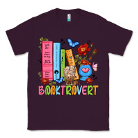 Plum booktrovert Classic Tee - JahusDesignShop