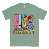 Sage booktrovert Classic Tee - JahusDesignShop