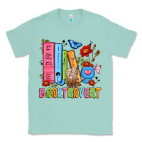 Seafoam booktrovert Classic Tee - JahusDesignShop