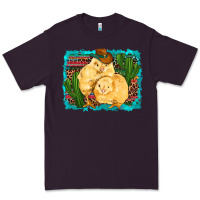 Plum western cowboy chicks cactus coop animals  leopard serape turquoise Premium Tee - Artiststas