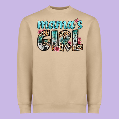 Mama S Girl Heavyweight Sweatshirt Designed By Zillion Design Studio