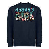 Navy mama s girl Heavyweight Sweatshirt - Zillion Design Studio