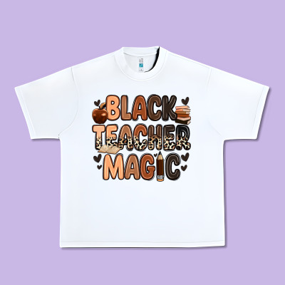 Black Teacher Magic Juneteenth Urban Heavy Tee Designed By Zillion Design Studio