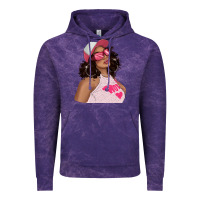 Cloud Purple pink sunglasses afro black girl Vintage Hoodie - texasbilliewilder