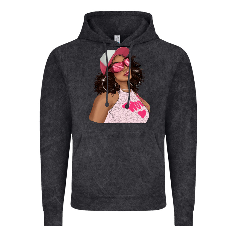 Pink Sunglasses Afro Black Girl Vintage Hoodie by texasbilliewilder | Teevron