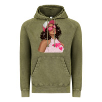 Vintage Olive pink sunglasses afro black girl Vintage Hoodie - texasbilliewilder