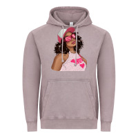 Vintage Zinc pink sunglasses afro black girl Vintage Hoodie - texasbilliewilder