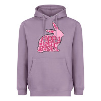 Lavender happy easter rabbit Heavyweight Hoodie - MaliasSmallBusiness