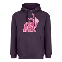 Plum happy easter rabbit Heavyweight Hoodie - MaliasSmallBusiness