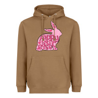Toasted Coconut happy easter rabbit Heavyweight Hoodie - MaliasSmallBusiness