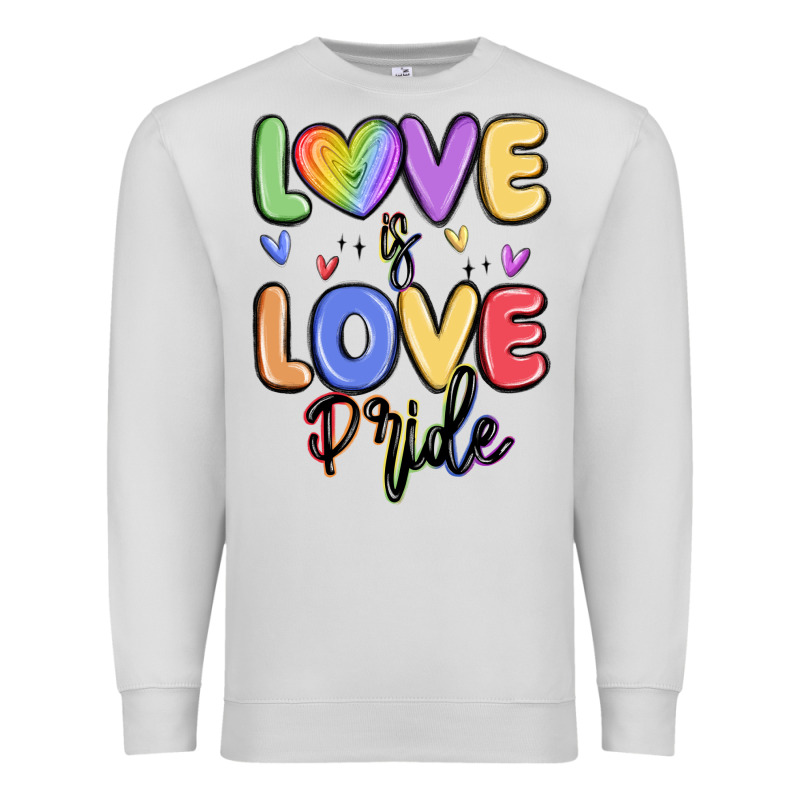 Love Is Love Pride Premium Sweatshirt by MaliasSmallBusiness | Teevron