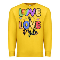 Lemon love is love pride Premium Sweatshirt - MaliasSmallBusiness