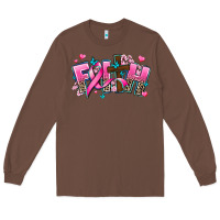 Chestnut cancer faith cross Long Sleeve Tee - AdoDesignShop