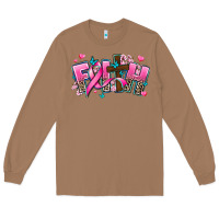 Toasted Coconut cancer faith cross Long Sleeve Tee - AdoDesignShop