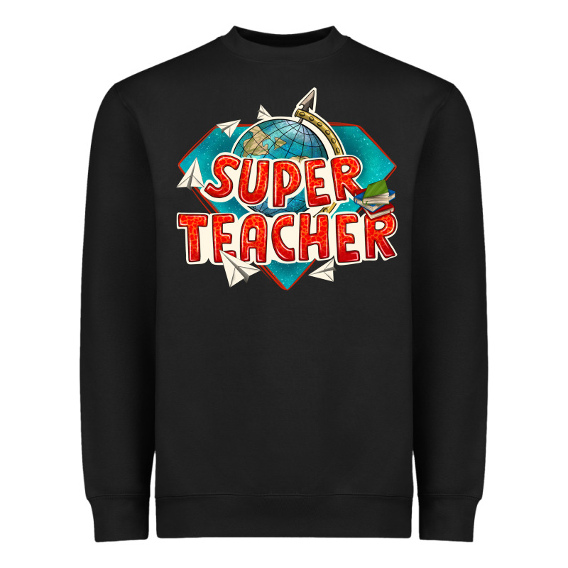 Super Teacher Heavyweight Sweatshirt by texasbilliewilder | Teevron
