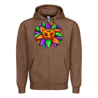 Chestnut sunflower halloween Zipper Hoodie - JahusDesignShop