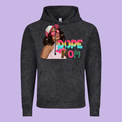Vintage Hoodie pink sunglasses afro black girl dope mom