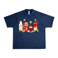 Navy santa fuel coffee cups Urban Heavy Tee - texasbilliewilder