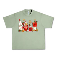 Oil Green santa fuel coffee cups Urban Heavy Tee - texasbilliewilder