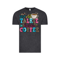 Vintage Black no talkie before coffee Vintage Tee - Zillion Design Studio